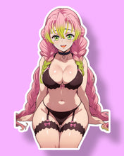 Load image into Gallery viewer, Demon Slayer Mitsuri Anime Ecchi Waifu Sticker Nezuko