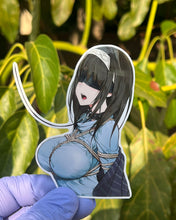 Load image into Gallery viewer, Ecchi Tied up Good Girl Anime Sticker Decal Vinyl Waifu