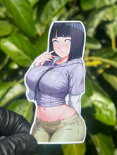 Load image into Gallery viewer, Anime Girl Stickers - Hinata V2 Waifu