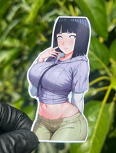 Load image into Gallery viewer, Anime Girl Stickers - Hinata V2 Waifu
