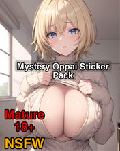 Load image into Gallery viewer, Mystery Ecchi Anime Sticker Pack - Oppai Waifu Edition
